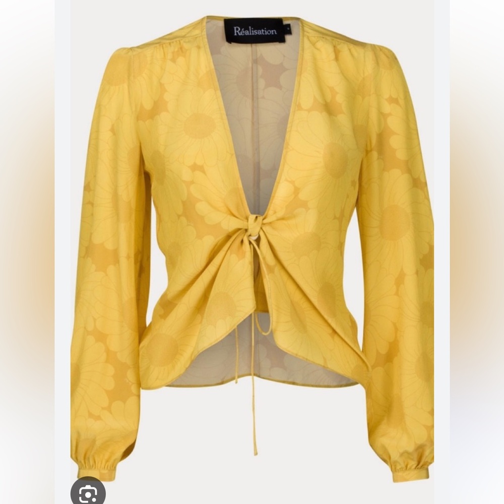 Realisation Stevie sunflower top